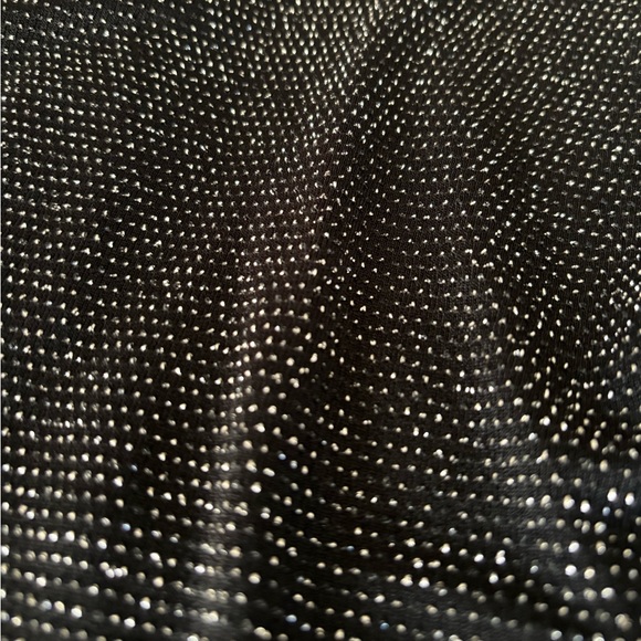 Express Metallic Dot Black Dress - Picture 2 of 3